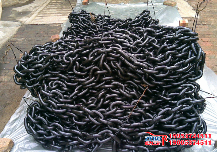 礦用高強(qiáng)度圓環(huán)鏈條，除渣鏈條